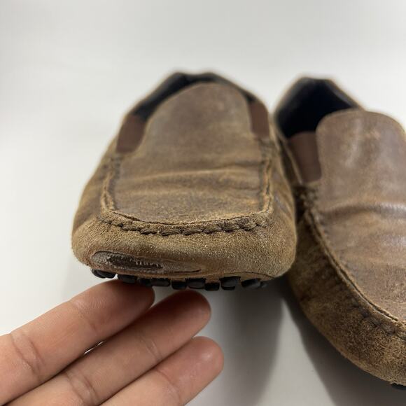 Tod’s Slip On Loafer Driving Shoes Driver Mens Size 8 Brown Leather Casual main image 7